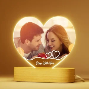 Personalized gift Acrylic Picture Frame With LED Light
