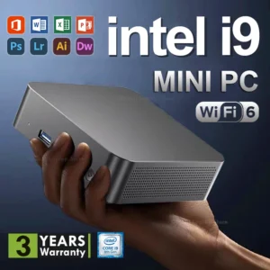 Mini PC Windows 11 Intel Core i9 Gamer Computer Dual WIFI 6 BT5.2 4K HD Mini Gaming Pc Desktop