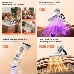 500W Multifunctional UV-C Mattress Vacuum Cleaner