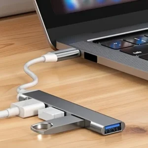 4-Port Multi-Splitter Type C Hub USB Adapter