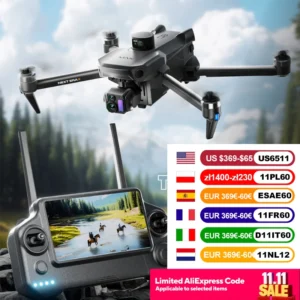 P7 MAX High-end Professional GPS Drone 8K With Screen Remote Control 20km Digital Image Transmission Brushless RC Quadcopter Toy