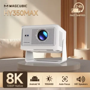 Magcubic Android 14 900ANSI Projector Auto Focus Native 1080P Portable Movie Outdoor