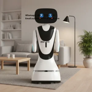Renhuan Timo Robot Professional Grade Interactive Reception Entertainment Guided Tours AI Service Robot 12-inch Screen 10-hour