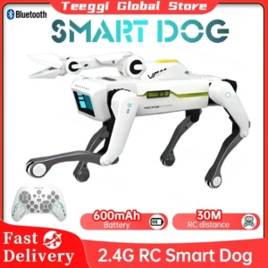 RC Intelligent Robot Dog with Clip Multifunction Educational Toy Bionic Smart Robot
