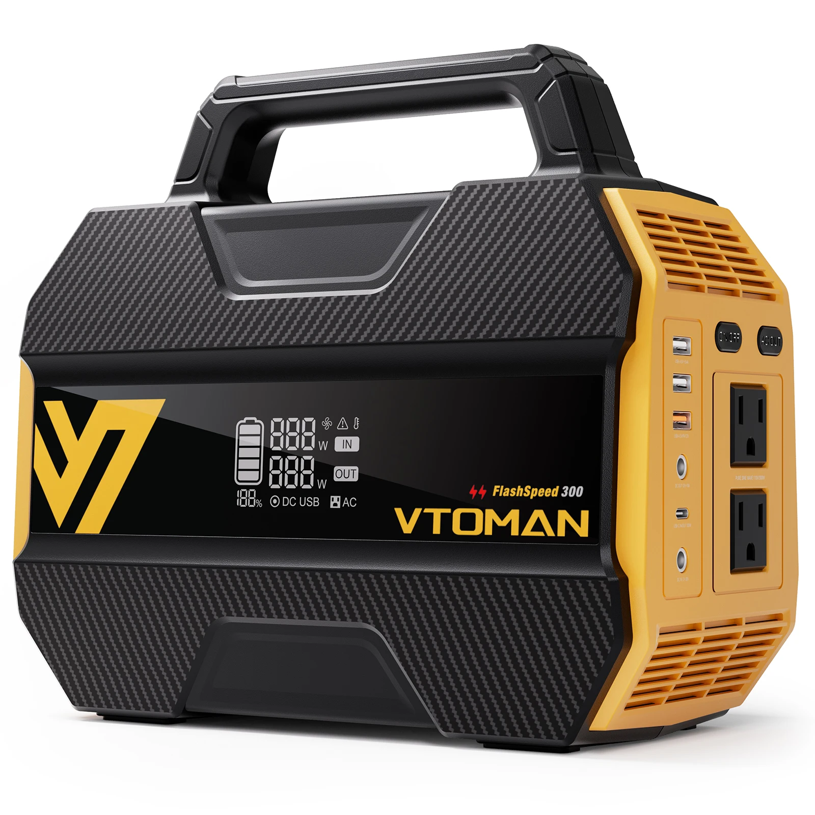 FlashSpeed 300 Portable Power Station 230Wh/70000mAh LiFeP04 Battery - Image 8