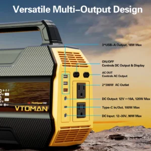FlashSpeed 300 Portable Power Station 230Wh/70000mAh LiFeP04 Battery - Thumbnail Image 3